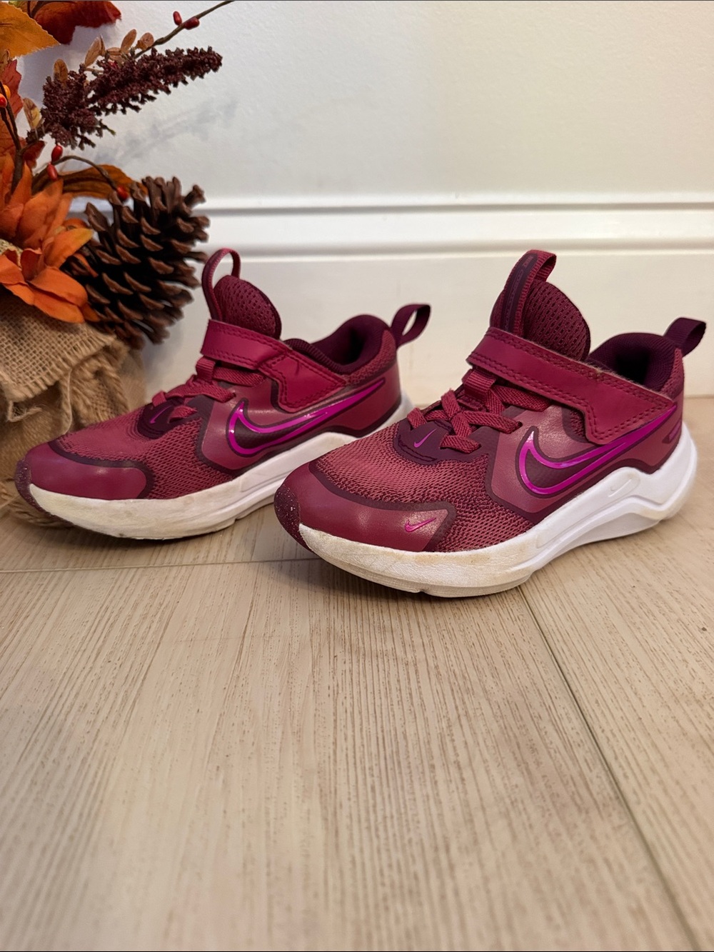 Nike Kids Maroon Athletic Sneakers